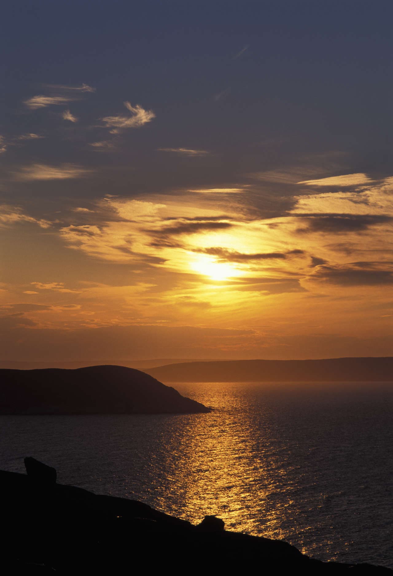 North Cape cliff edge at 71 degrees north on the island of Magerøya